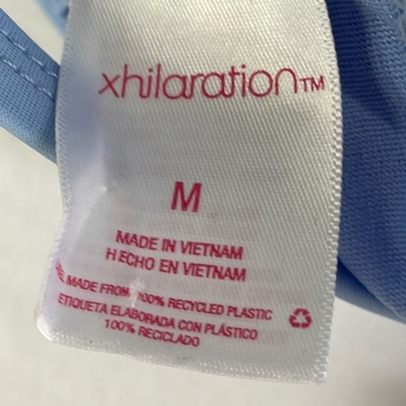 Xhilaration Textured Smocked Bikini Top - Picture 6 of 8